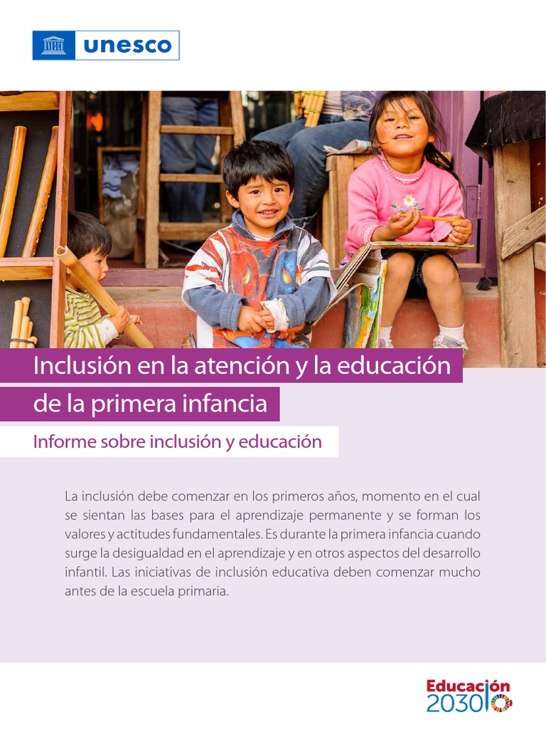 Inclusión en La Atención y La Educación de La Primera Infancia | PDF ...