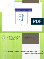 DETERMINACION DE DEMANDAS 2 de Recidencias y Circuitos Derivados 2021