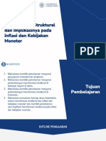 Transformasi Struktural dan Implikasinya pada Inflasi dan Kebijakan Moneter