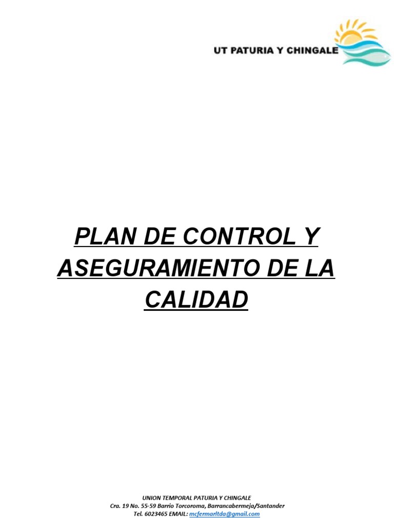 Plan de Aseguramiento de La Calidad Dique | PDF | Calidad (comercial ...