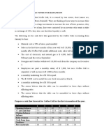 Cash Flow Forecast Business Case