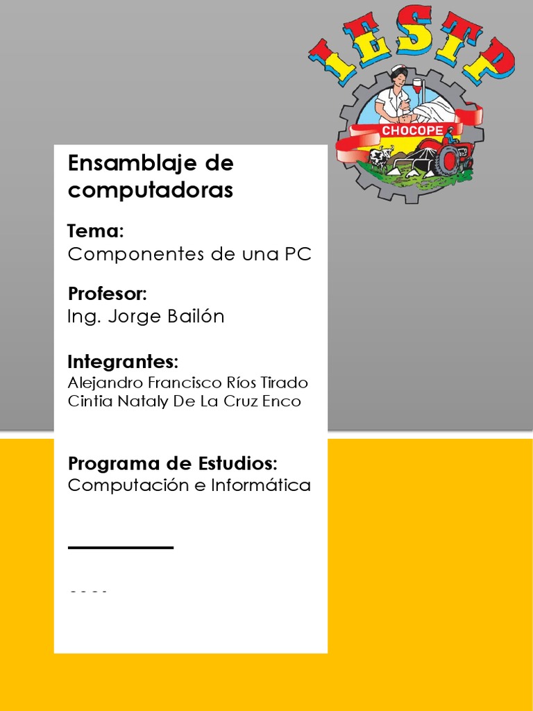 Componentes Esenciales para PC Gamer | PDF | Unidad de estado sólido | USB