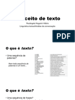 Conceito de Texto