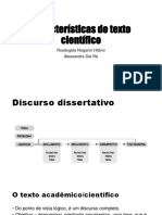 Características Do Texto Científico