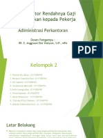 Faktor Rendahnya Gaji Pekerja