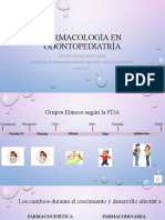 Farmacología en Odontopediatría PARTE 1