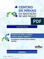 Projeto de Vida e o Novo Ensino Médio - Parte II