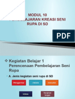 Modul 10. Kreasi Seni Rupa SD