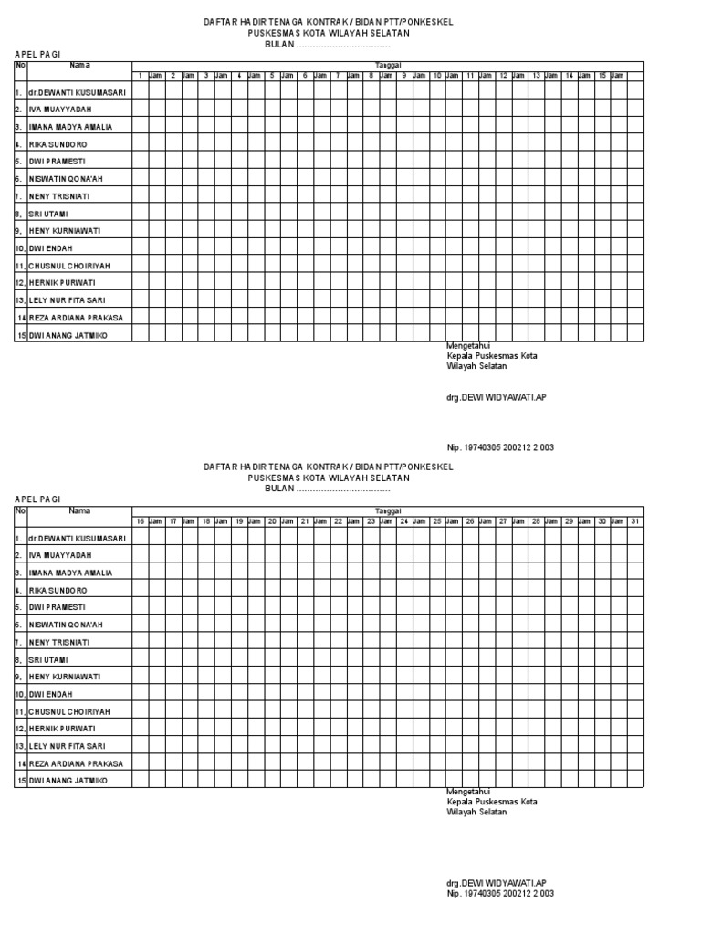 Absen Trak | PDF