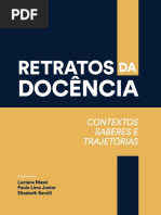 Retratos Da Docência Contextos Saberes e Trajetórias - Letraria