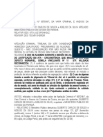 Falta de Justificacao Na Ata Do Uso de Algemas Acordao TJPR