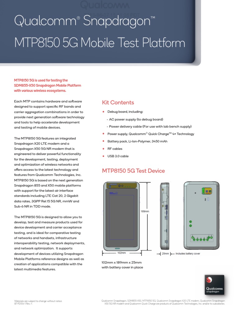 5G Wireless Test Platforms