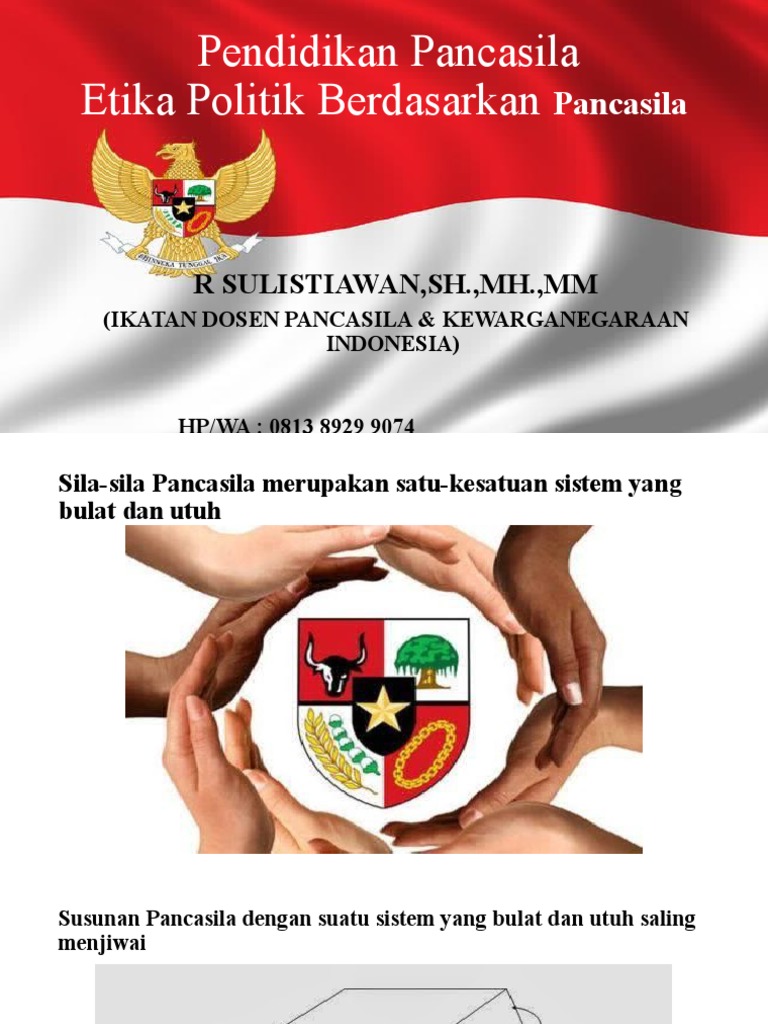 Etika Politik Berdasarkan Pancasila