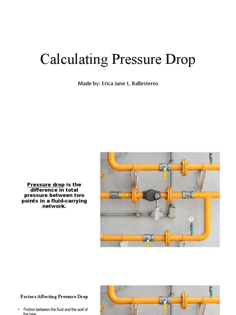 Ballesteros. Pressure Drop | PDF | Technology & Engineering