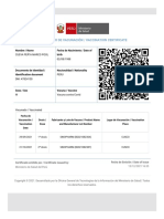 MINSA - Carnet Vacunación Document