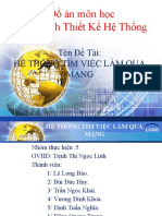 Phân Tích Thiết Kế Hệ Thống Hệ Thống Tìm Việc Làm Qua Mạng