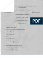 Numerical Analysis RS 66118-A2 Exam Questions