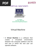 Virtual Machines: Dr. N. Rakesh Vice Chair - Dept - of CSE Amrita School of Engineering, Bengaluru