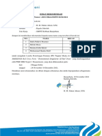 Surat Rekomendasi - Lomba Pertolongan Pertama