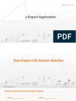 Zero-Export C&I System Solutions Diagram