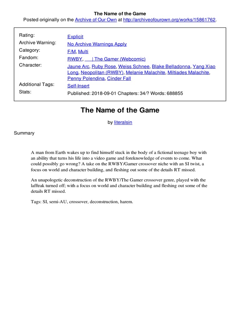 The Name of The Game PDF Dungeons and Dragons image