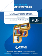 Lingua Portuguesa Sidney Martins Semantica