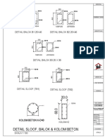 STR 23 - Detail Pembesian Kolom, Balok & Sloof