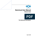 Nextcloud User Manual: Release Latest