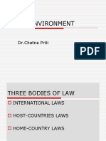 Legal Environment: DR - Chetna Priti
