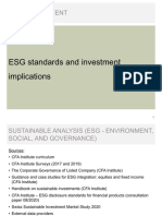 W5 - ESG Standards and Investment Implications - SUSTAINABLE ANALYSIS (ESG - ENVIRONMENT SOCIAL AND GOVERNANCE) - 2021