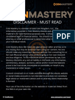 Disclaimer - Must Read: © Coinmastery