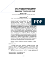 Analisis Persepsi Dan Preferensi Masyarakat Terhadap Reputasi Pemeringkat Perguruan Tinggi