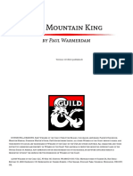 The Mountain King: by Paul Warmerdam
