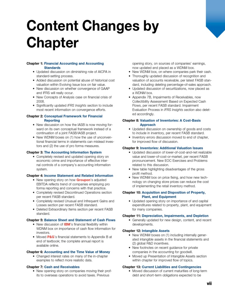 Updates in Financial Accounting Standards | PDF | Financial Accounting ...