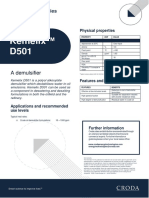 Kemelix ™ D501: A Demulsifier