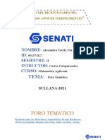 Foro de Matematica