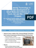 Caliper Labchip Technology in The Parallel Development of Small Molecule Inhibitors of Tyro3, Axl and Mer (TAM) Kinases