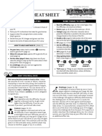 Player Cheat Sheet: Player Responsibilities Some Terms To Know