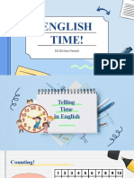 Telling Time in English - Learn Hours, Minutes & How to Read an Analog Clock