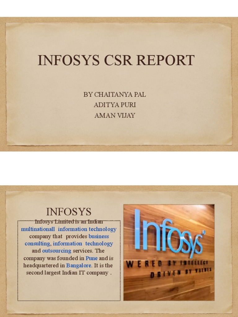 CSR Report Infosys - Psda 2 | PDF | Corporate Social Responsibility ...