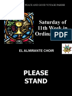 Saturday of 11th Week in Ordinary Time: El Almirante Choir