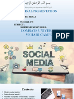 Social Media Presentation1 Final Communication Skills