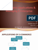 Applications of e Commerce