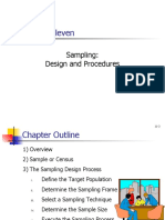 Chapter Eleven: Sampling: Design and Procedures