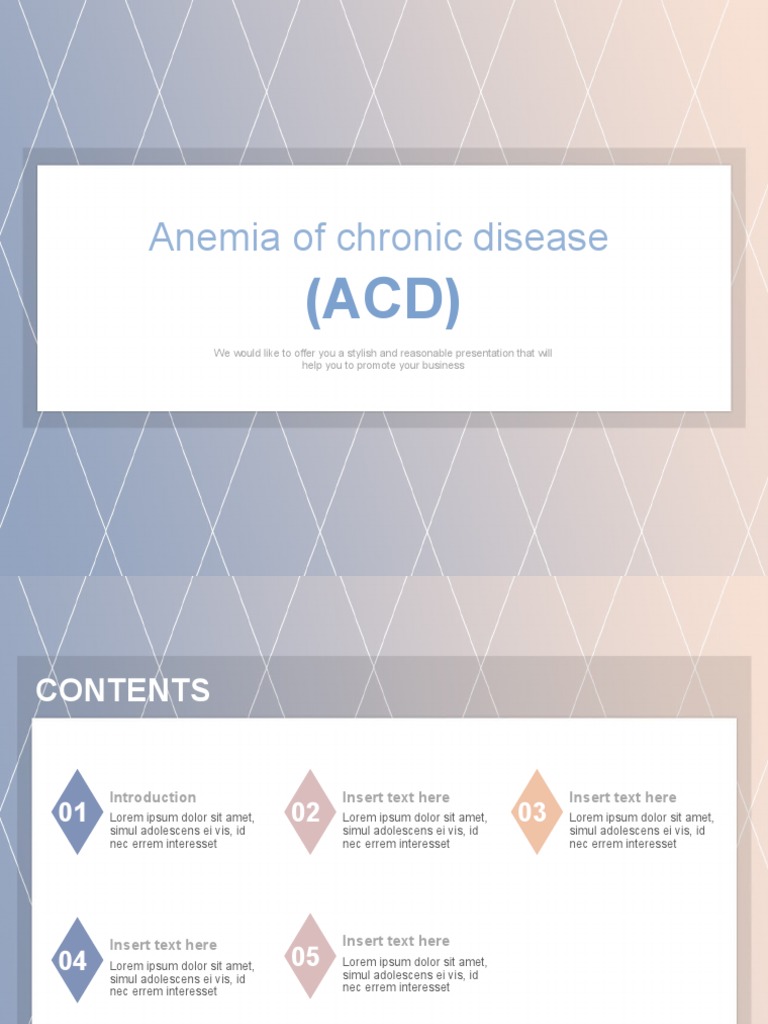 ACD, Lead Poisoning, Sideroblastic PDF Anemia Medical Specialties