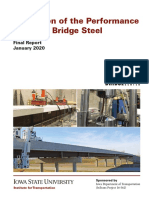 Performance of A1010 Bridge Steel W CVR