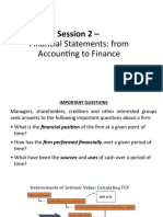Session 2 FInnaical Statements - From Accounting To Finance