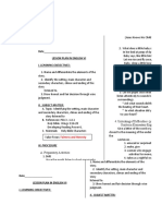 Lesson Plans in English Six Second Grading