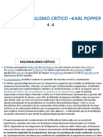 4.4 Racionalismo Critico Karl Popper