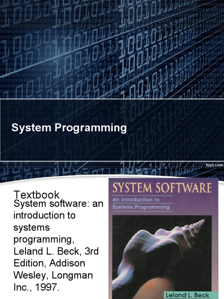 Module 1System Software PDF Assembly Language Software